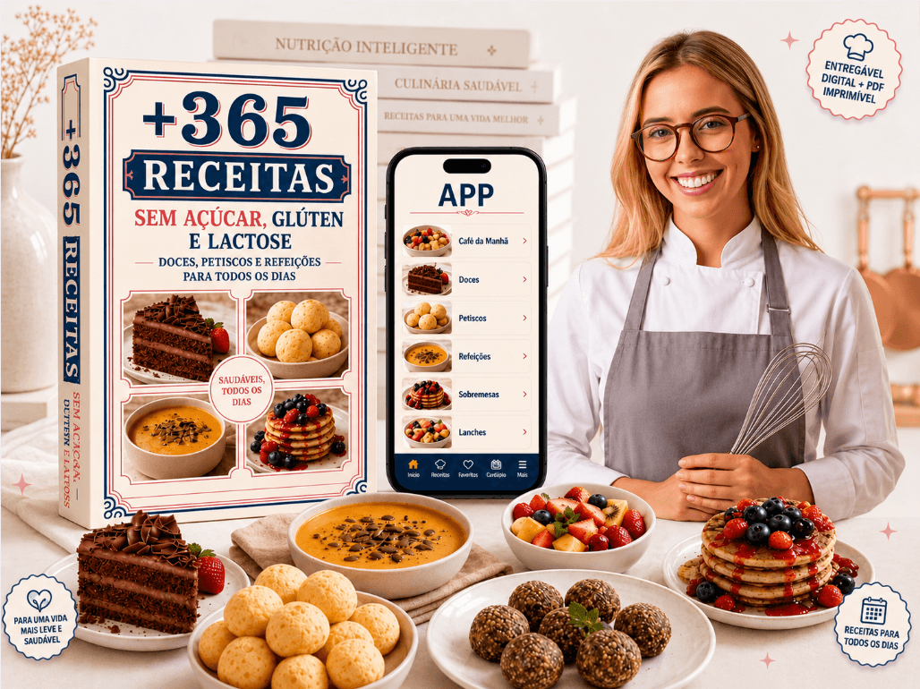 365 Receitas Sem Açúcar, Sem Glúten e Sem Lactose